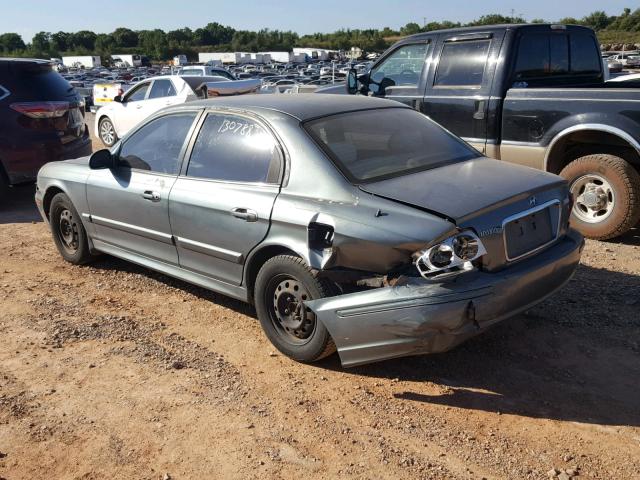 KMHWF25H95A164136 - 2005 HYUNDAI SONATA GL BLUE photo 3