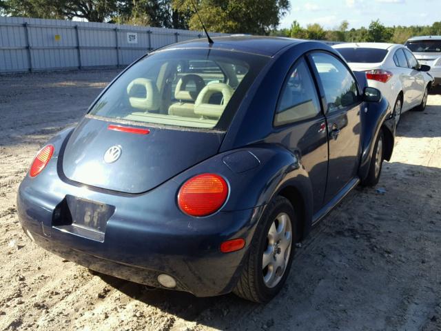 3VWCK21C82M428309 - 2002 VOLKSWAGEN NEW BEETLE 蓝色 照片 4
