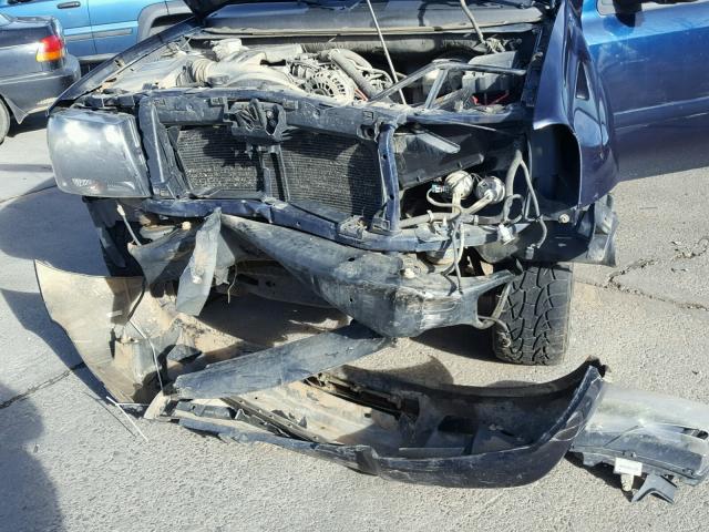 1GNET13M382147986 - 2008 CHEVROLET TRAILBLAZE BLUE photo 7