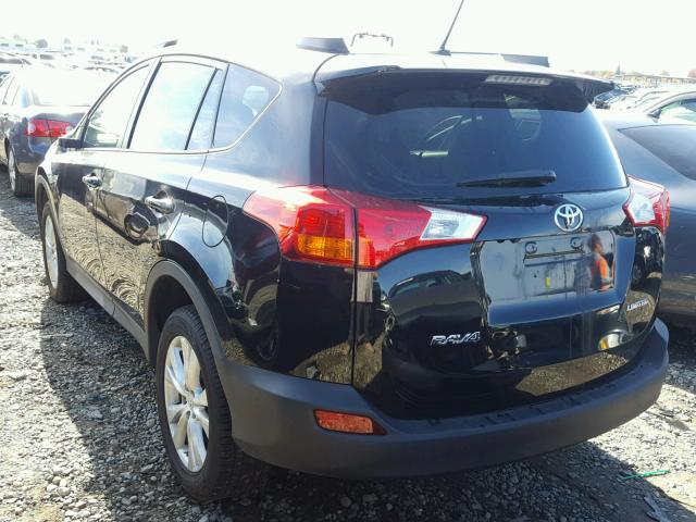 2T3YFREV8EW102501 - 2014 TOYOTA RAV4 LIMIT BLACK photo 3