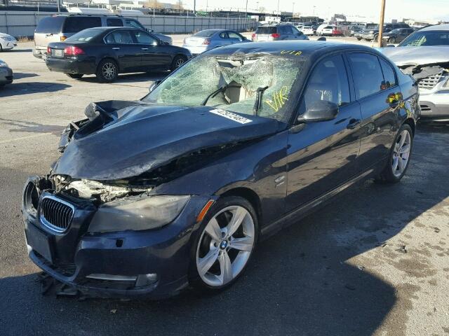 WBAPL33549A404373 - 2009 BMW 335 XI BLACK photo 2