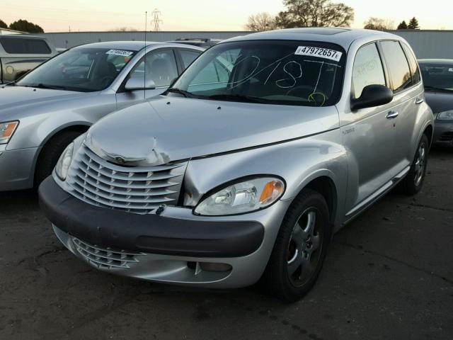 3C8FY4BB61T621321 - 2001 CHRYSLER PT CRUISER SILVER photo 2