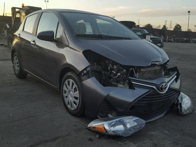 VNKKTUD35FA031637 - 2015 TOYOTA YARIS SILVER photo 1