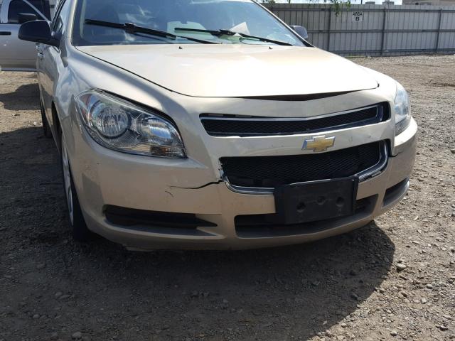 1G1ZB5E08CF177283 - 2012 CHEVROLET MALIBU LS თაფლისფერი ფოტო 9