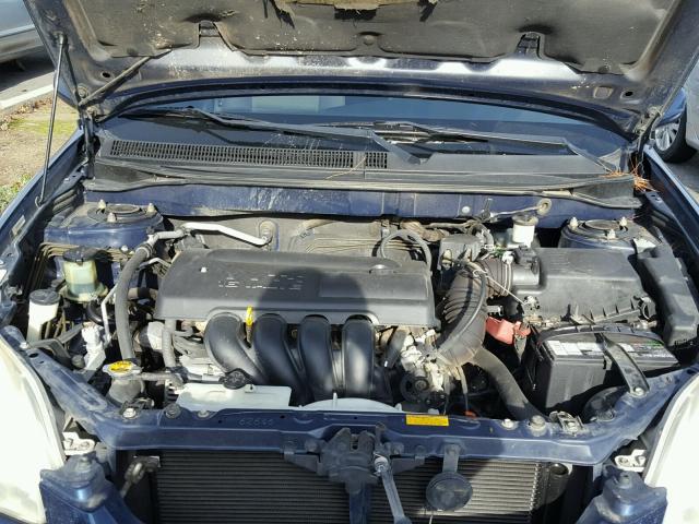 2T1KR32E64C267938 - 2004 TOYOTA COROLLA MA BLUE photo 7