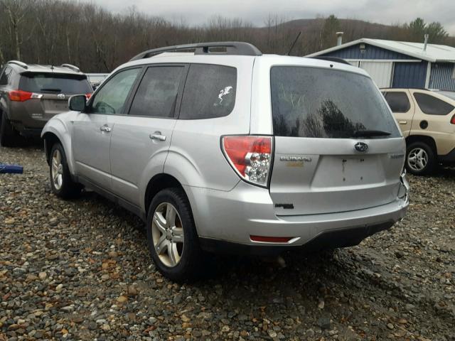 JF2SH63619H706351 - 2009 SUBARU FORESTER 2 SILVER photo 3