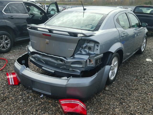 1B3LC56J08N299491 - 2008 DODGE AVENGER SX GRAY photo 4