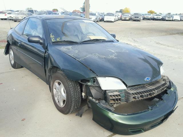 1G1JC124817337289 - 2001 CHEVROLET CAVALIER GREEN photo 1