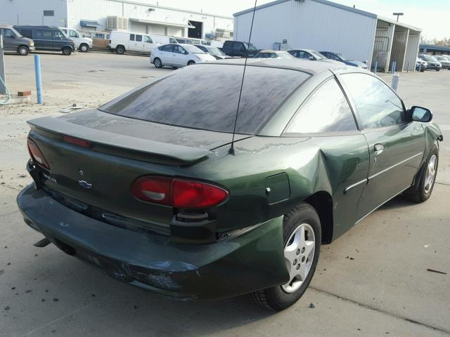 1G1JC124817337289 - 2001 CHEVROLET CAVALIER GREEN photo 4