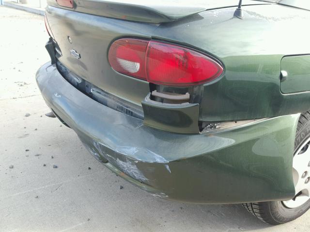 1G1JC124817337289 - 2001 CHEVROLET CAVALIER GREEN photo 9