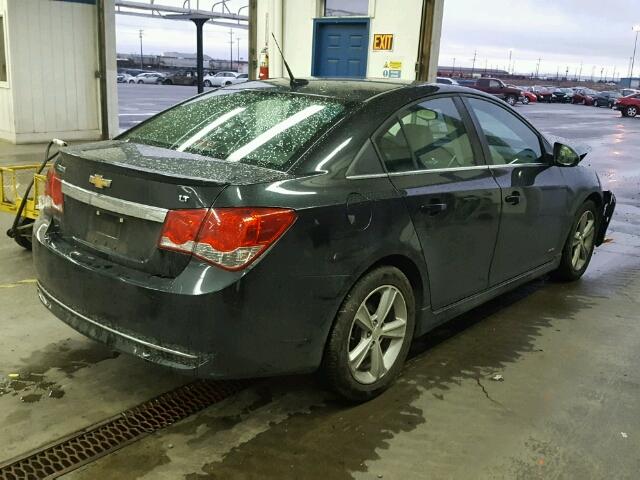 1G1PE5SB4E7378860 - 2014 CHEVROLET CRUZE LT BLACK photo 4