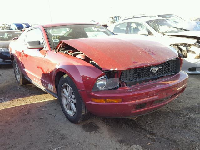 1ZVFT80N975304854 - 2007 FORD MUSTANG RED photo 1