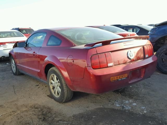 1ZVFT80N975304854 - 2007 FORD MUSTANG RED photo 3