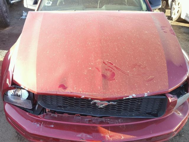 1ZVFT80N975304854 - 2007 FORD MUSTANG RED photo 7