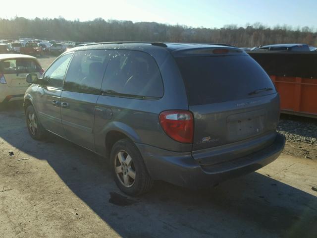 2D4GP44L07R345246 - 2007 DODGE GRAND CARA GRAY photo 3