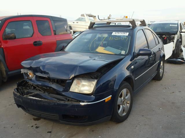 3VWSR69M04M078513 - 2004 VOLKSWAGEN JETTA GLS BLUE photo 2