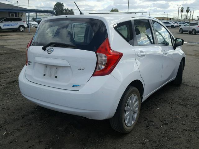 3N1CE2CP5FL422346 - 2015 NISSAN VERSA NOTE WHITE photo 4