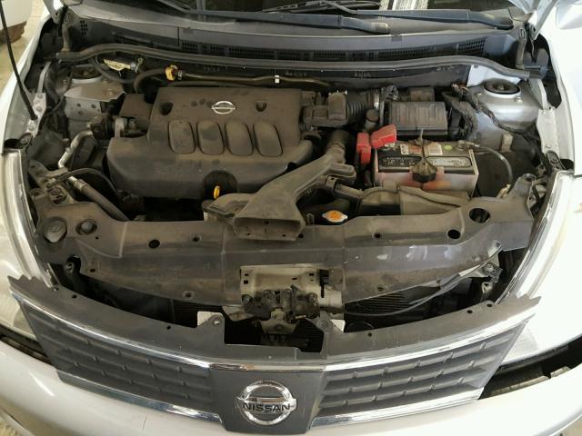 3N1BC13E59L401785 - 2009 NISSAN VERSA S SILVER photo 7