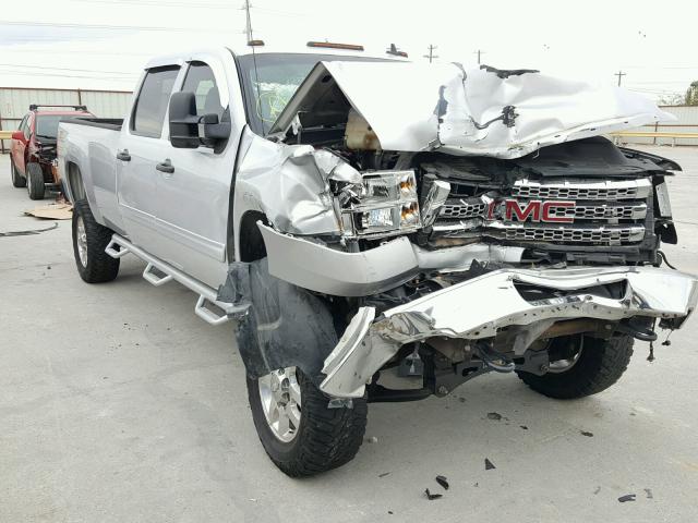 1GT423C81DF220054 - 2013 GMC SIERRA K35 SILVER photo 1