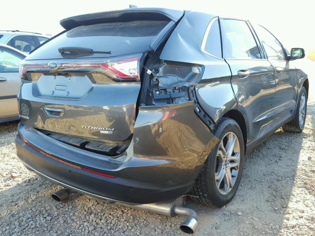 2FMPK4K96GBB44247 - 2016 FORD EDGE TITAN GRAY photo 4