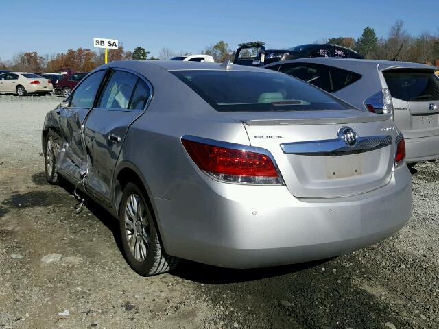 1G4GD5ER1CF325499 - 2012 BUICK LACROSSE P SILVER photo 3