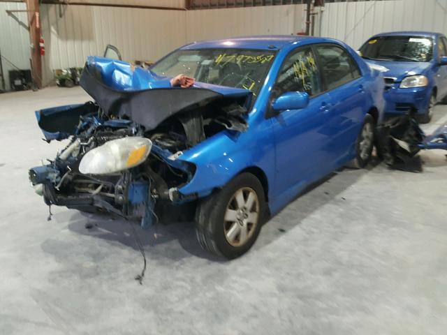 2T1BR32E97C823082 - 2007 TOYOTA COROLLA CE BLUE photo 2