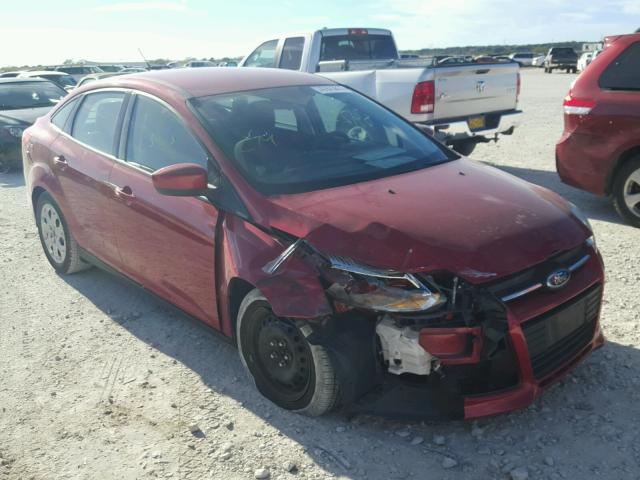 1FAHP3F24CL285321 - 2012 FORD FOCUS SE RED photo 1