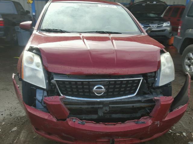 3N1AB61E58L761040 - 2008 NISSAN SENTRA 2.0 RED photo 9