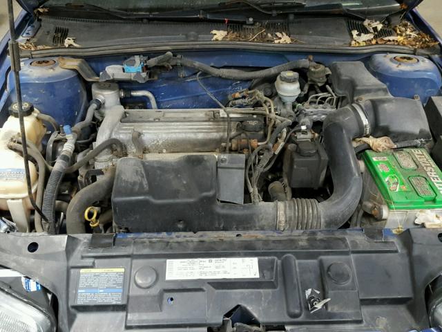 1G1JC12F047218920 - 2004 CHEVROLET CAVALIER BLUE photo 7