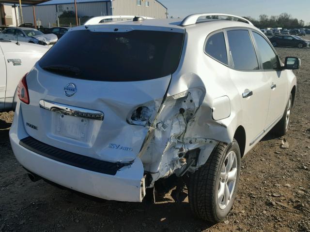 JN8AS5MV3BW286657 - 2011 NISSAN ROGUE S WHITE photo 4