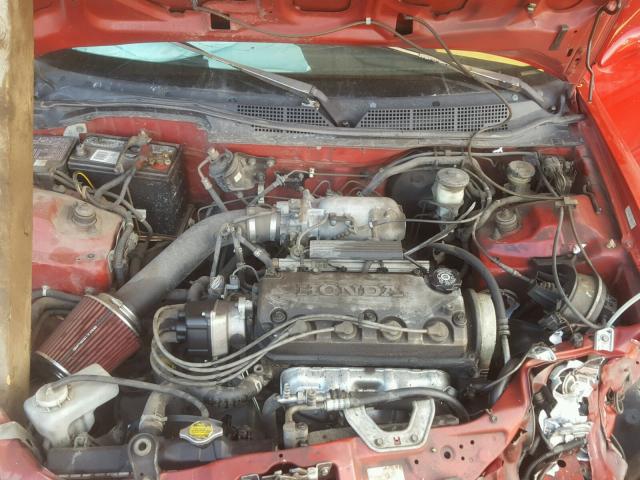 1HGEJ8149WL013776 - 1998 HONDA CIVIC EX RED photo 7