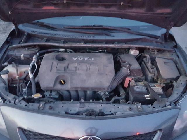 2T1BU4EE0AC467242 - 2010 TOYOTA COROLLA BA GRAY photo 7