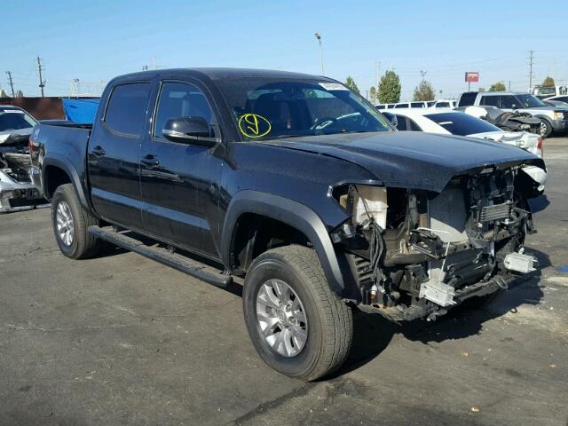 5TFCZ5ANXGX035561 - 2016 TOYOTA TACOMA DOU BLACK photo 1