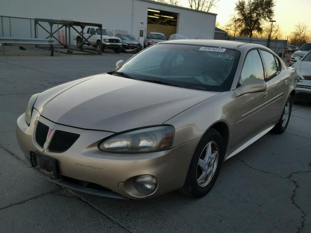 2G2WP522741218579 - 2004 PONTIAC GRAND PRIX BEIGE photo 2