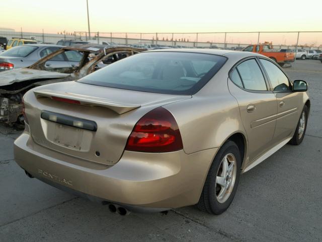 2G2WP522741218579 - 2004 PONTIAC GRAND PRIX BEIGE photo 4