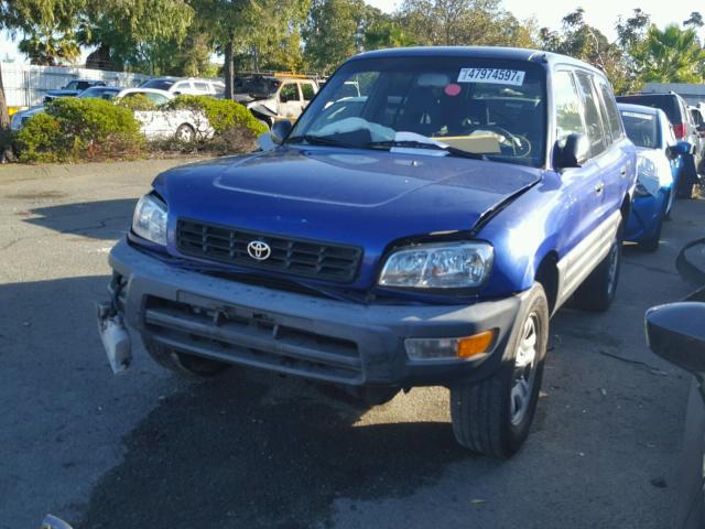 JT3GP10V9X0040569 - 1999 TOYOTA RAV4 BLUE photo 2