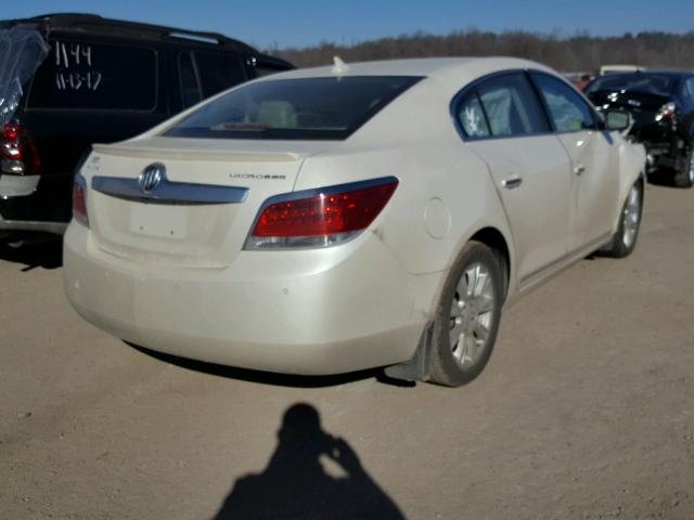 1G4GC5ER8DF188162 - 2013 BUICK LACROSSE WHITE photo 4