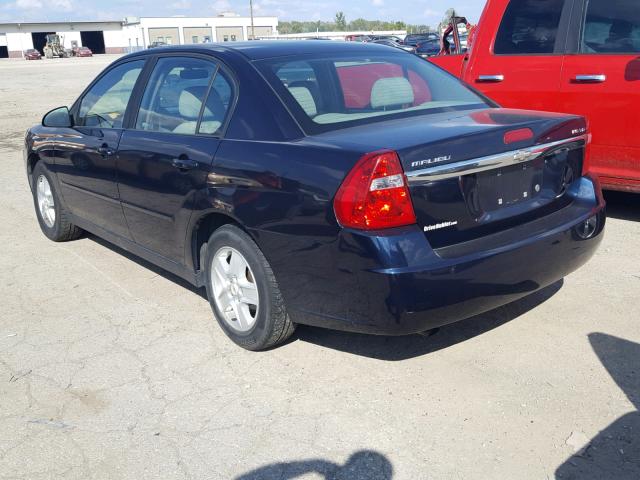 1G1ZT54825F240644 - 2005 CHEVROLET MALIBU LS Mavi foto 3