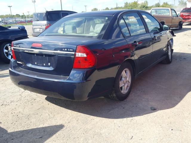 1G1ZT54825F240644 - 2005 CHEVROLET MALIBU LS Mavi foto 4