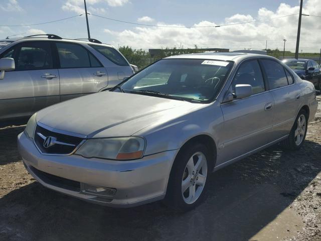 19UUA56882A031603 - 2002 ACURA 3.2TL TYPE SILVER photo 2