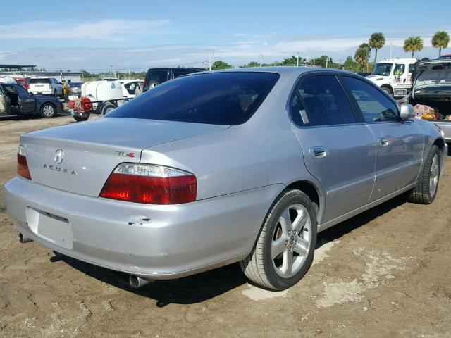 19UUA56882A031603 - 2002 ACURA 3.2TL TYPE SILVER photo 4