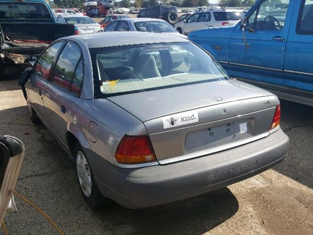 1G8ZH5287VZ114297 - 1997 SATURN SL1 GRAY photo 3