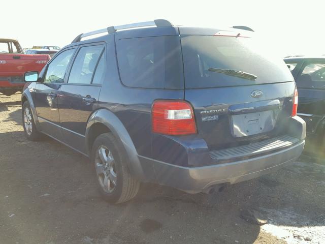 1FMZK02136GA45632 - 2006 FORD FREESTYLE BLUE photo 3