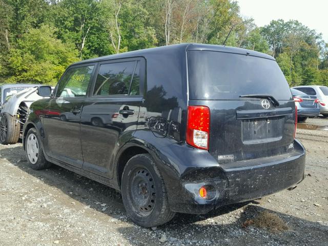 JTLZE4FE0CJ015300 - 2012 TOYOTA SCION XB შავი ფოტო 3