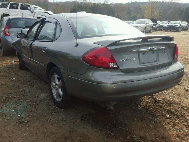 1FAFP53233A145943 - 2003 FORD TAURUS SE GREEN photo 3