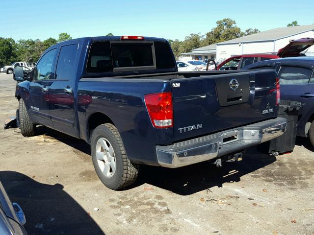 1N6BA07A66N518241 - 2006 NISSAN TITAN BLUE photo 3