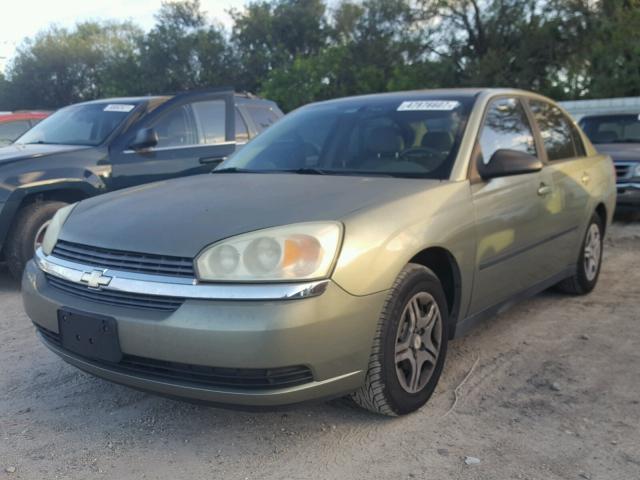 1G1ZS52F54F201971 - 2004 CHEVROLET MALIBU GREEN photo 2