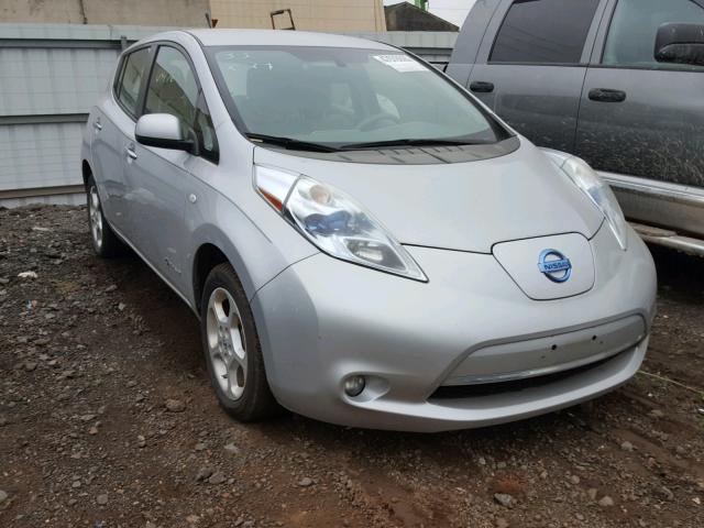 JN1AZ0CP2CT015494 - 2012 NISSAN LEAF SV SILVER photo 1