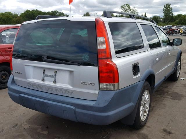 YV1SZ59H641171608 - 2004 VOLVO XC70 SILVER photo 4