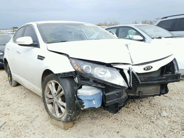 5XXGM4A73DG146547 - 2013 KIA OPTIMA LX WHITE photo 1